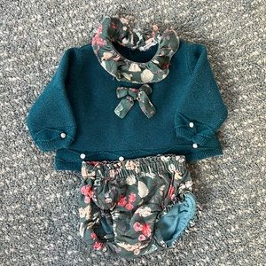 Tutto piccolo sweater with bloomers 6-9 months